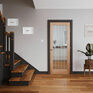 Door Giant Cottage-Style Oak Veneer 1 Light Glazed Unfinished Internal Door additional 2