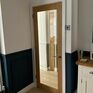 Door Giant Cottage-Style Oak Veneer 1 Light Glazed Unfinished Internal Door additional 3