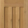 JB Kind Rustic Oak 4 Panel DX Pre-Finished Internal Door additional 1