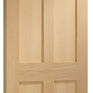 XL Joinery Victorian Shaker 4 Panel Unfinished Oak Internal Door additional 4
