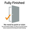 JB Kind Colorado Grey Glazed Internal Door additional 3