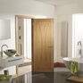 XL Joinery Verona Curved Groove Pre-Finished Oak Internal Door additional 2