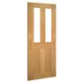 Deanta Eton Unfinished Oak Glazed Internal Door additional 3