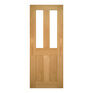 Deanta Eton Unfinished Oak Glazed Internal Door additional 1