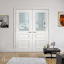 Deanta Windsor White Primed Glazed Internal Door additional 2