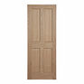 Door Giant Victorian-Style Oak Veneer 4 Panel Pre-Finished Internal Door additional 1