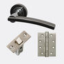 LPD Sirus Polished Chrome / Black Chrome Door Handle Pack additional 1