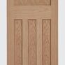 Door Giant Edwardian-Style Oak Veneer 4 Panel Unfinished Internal Door additional 5