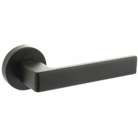 CleanTouch Anti-Bac Forme Asti Door Handle on Minimal Round Rose (Pair)