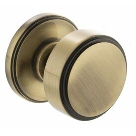 Millhouse Brass Boulton Solid Brass Stepped Mortice Knob (Pair)