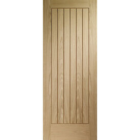 XL Joinery Suffolk Essential Grooved Pre-Finished Oak Internal Door