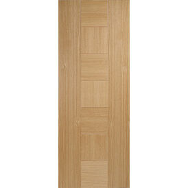 LPD Catalonia 7 Panel Pre-Finished Oak FD30 Internal Fire Door
