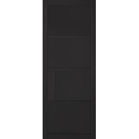 LPD Chelsea 4 Panel Black Primed Internal Door