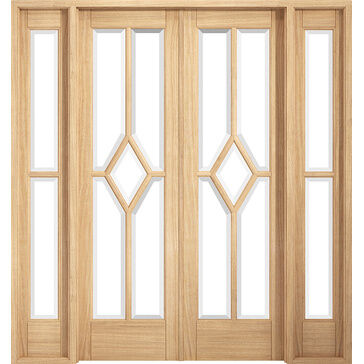 LPD Reims W6 Pre-Finished Oak Room Divider (2031mm x 1904mm)