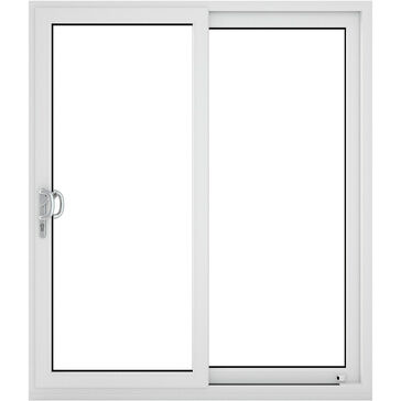 Crystal White uPVC Clear Glazed Sliding Patio Door (Left to Right)