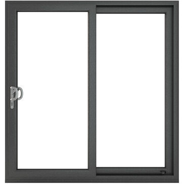 Crystal Grey uPVC Clear Glazed Sliding Patio Door (Left to Right)