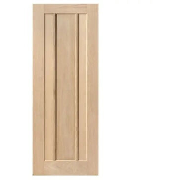 JB Kind Eden 3 Panel Unfinished Real Oak Internal Door