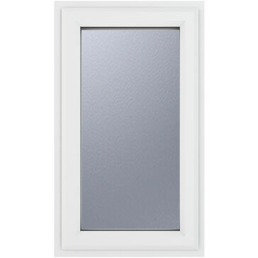 Crystal Right Hand Side Hung uPVC Casement Double Glazed Window - White