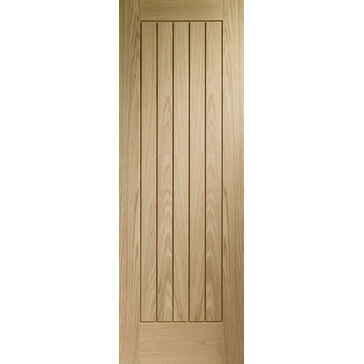 XL Joinery Suffolk Essential Grooved Unfinished Oak Internal Door