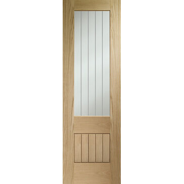XL Joinery Suffolk Essential 2XG Pre-Finished Oak Glazed Internal Door