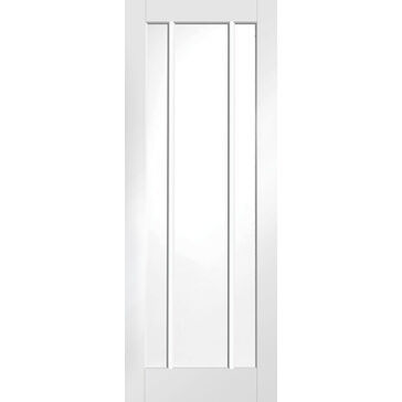 XL Joinery Worcester Clear Glazed White Primed FD30 Fire Door