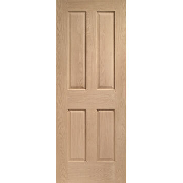 XL Joinery Victorian 4 Panel Unfinished Oak Internal Door