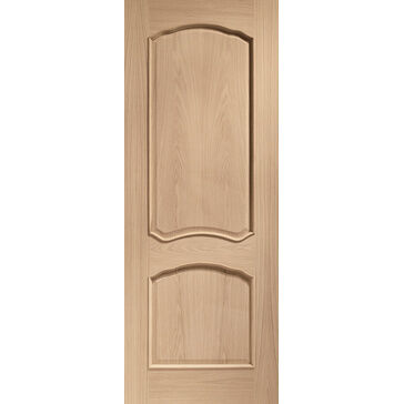 XL Joinery Louis 2 Panel Pre-Finished Oak Internal Door With Raised Mouldings