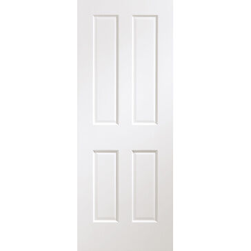 XL Joinery Victorian White Pre-Finished Internal Door with White Finish