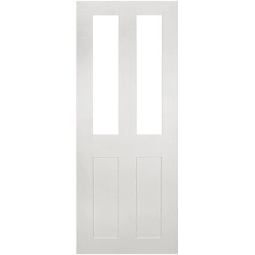 Deanta Eton White Primed Glazed Internal Door