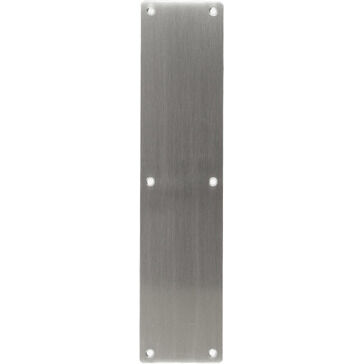Deanta Push Plate Satin Stainless Steel 350mm x 80mm x 1.2mm