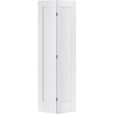 LPD White Primed Pattern 10 One Panel Bi-Fold Door