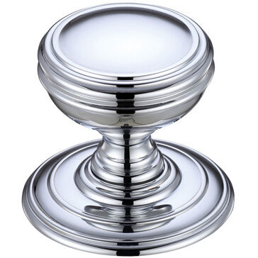 LPD Crater Polished Chrome Door Knob Pack
