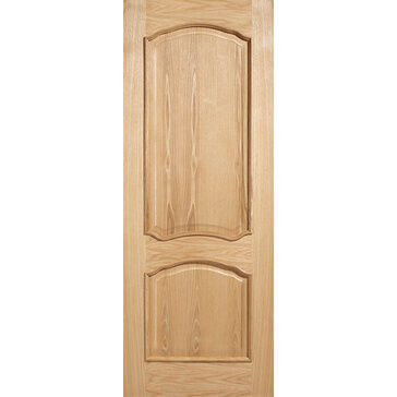 LPD Louis RM2S 2 Panel Unfinished Oak Internal Door (Raised Edge Mouldings)