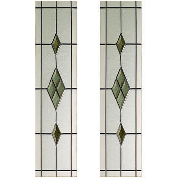 LPD Malton 2 Panel Smoked Glass Door Glazing Pack