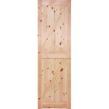 LPD Unfinished Redwood Framed Ledged & Braced Shed Door/Wooden Gate