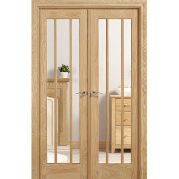 LPD Lincoln W4 Unfinished Oak Room Divider (2031mm x 1246mm)