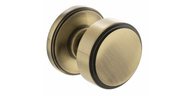 Millhouse Brass Boulton Solid Brass Stepped Mortice Knob (Pair)