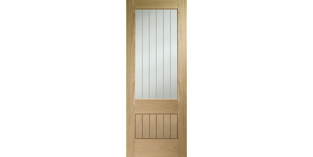 XL Joinery Suffolk Essential 2XG Pre-Finished Oak Glazed Internal Door