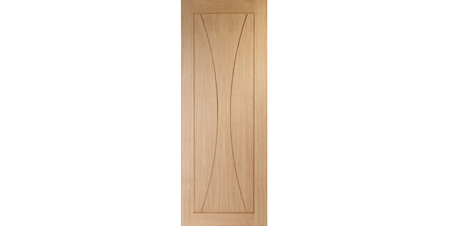 XL Joinery Verona Curved Groove Pre-Finished Oak Internal Door