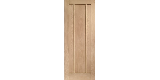 XL Joinery Worcester 3 Panel Pre-Finished Oak Internal Door