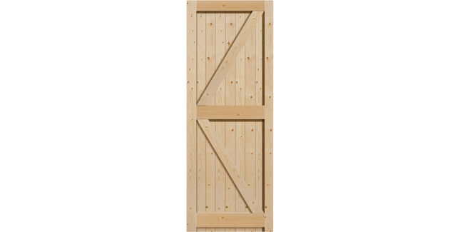 JB Kind Framed, Ledged & Braced Shed Door/Wooden Gate