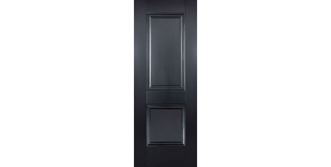 LPD Arnhem 2 Panel Primed Black Internal Door