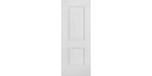 LPD Arnhem 2 Panel Primed Plus White Pre-Finished FD30 Fire Door